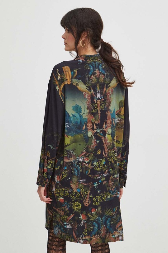 Šaty midi z kolekce Eviva L'arte černá barva černá RS24.SUD256