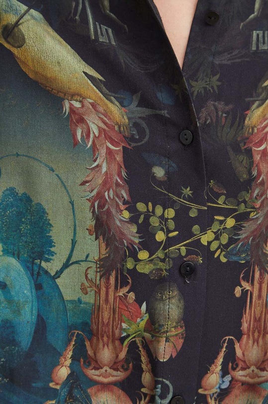 Šaty midi z kolekce Eviva L'arte černá barva RS24.SUD256