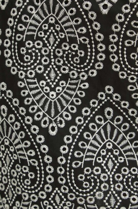 Bavlnené šaty dámske čierna farba RS24.SUD604 čierna