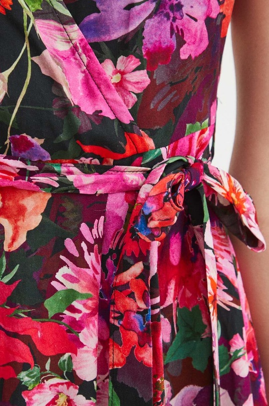 Sukienka z paskiem midi wzorzysta RS24.SUD911 multicolor