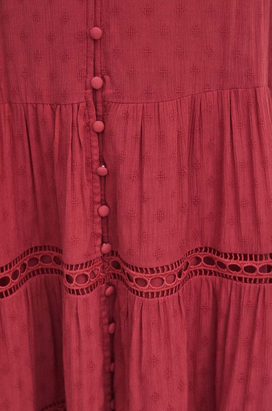 Sukienka mini gładka kolor różowy RS24.SUDB01