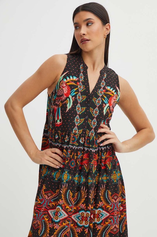 Odzież Sukienka damska midi Tattoo Art by Rafał Czerkas - Rafsmiler kolor multicolor RS24.SUDC51 multicolor