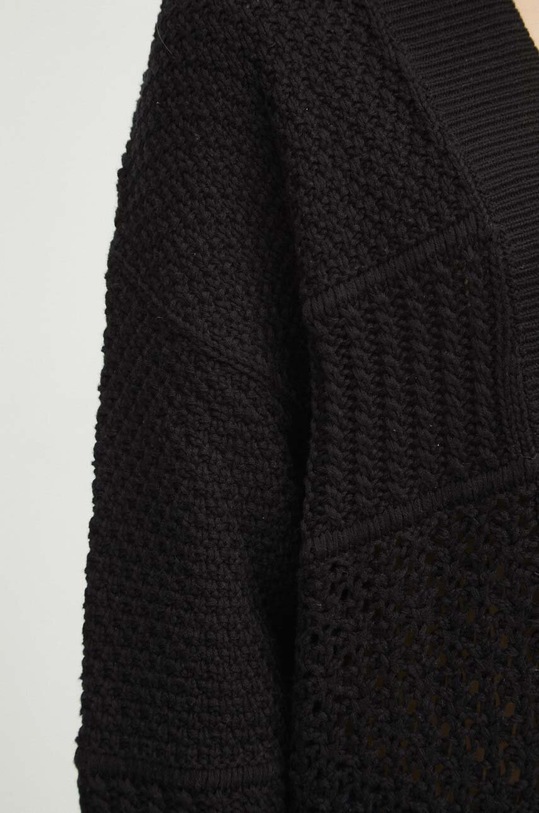 Kardigán dámsky čierna farba RS24.SWD107