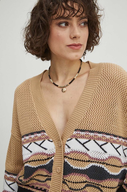 Medicine kardigan beżowy RS24.SWD400