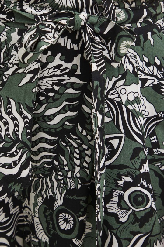 Szorty damskie z paskiem wzorzyste kolor zielony zielony RS24.SZD093