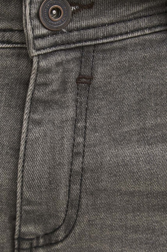 Džínové šortky pánské sepraný denim černá barva černá RS24.SZM075