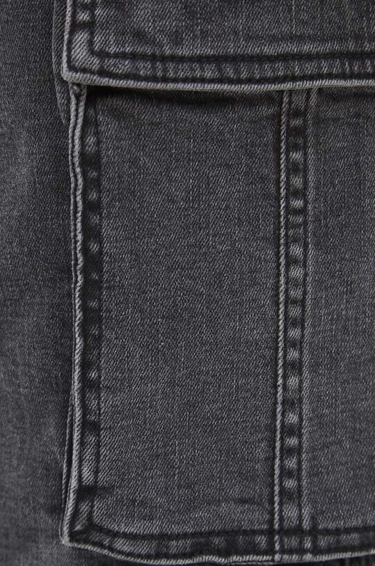 Džínové šortky pánské šedá barva šedá RS24.SZM076