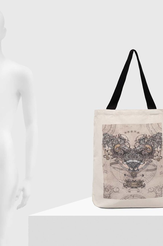 Torba bawełniana z kolekcji Zodiak - Baran kolor beżowy RS24.TCD150