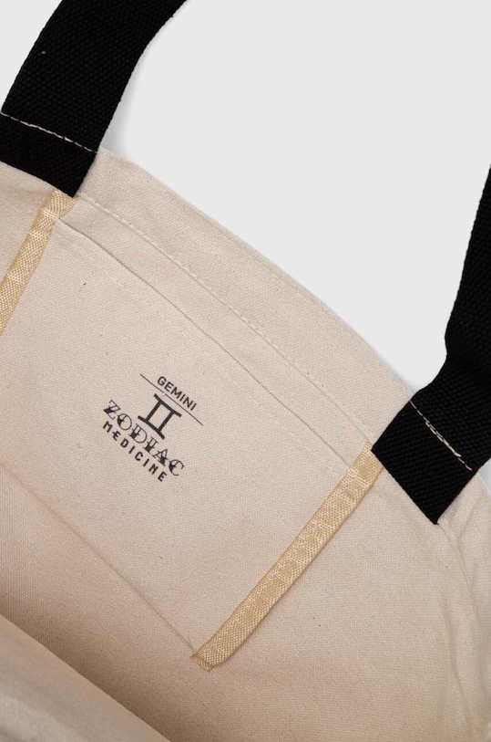 Torba bawełniana z kolekcji Zodiak - Bliźnięta kolor beżowy beżowy RS24.TCD151