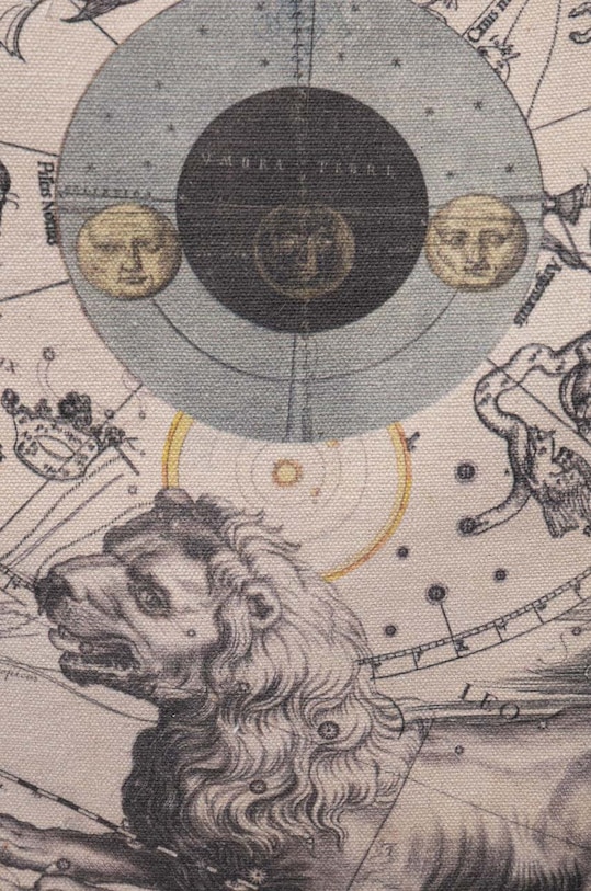 Torba bawełniana z kolekcji Zodiak - Lew kolor beżowy RS24.TCD155 beżowy