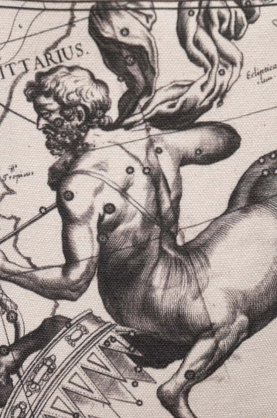 Torba bawełniana z kolekcji Zodiak - Strzelec kolor beżowy RS24.TCD156 beżowy