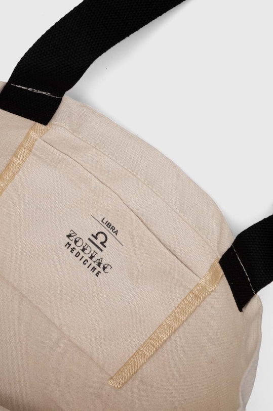 Torba bawełniana z kolekcji Zodiak - Waga kolor beżowy beżowy RS24.TCD157