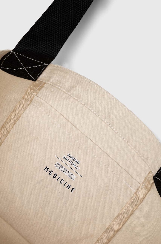 Bavlněná taška dámská z kolekce Eviva L'arte béžová barva RS24.TCD251