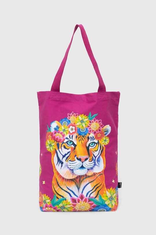Torba bawełniana z kolekcji Jane Tattersfield x Medicine kolor różowy RS24.TCD850 różowy RS24