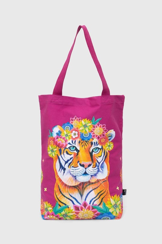 Torba bawełniana z kolekcji Jane Tattersfield x Medicine kolor różowy RS24.TCD850 różowy RS24