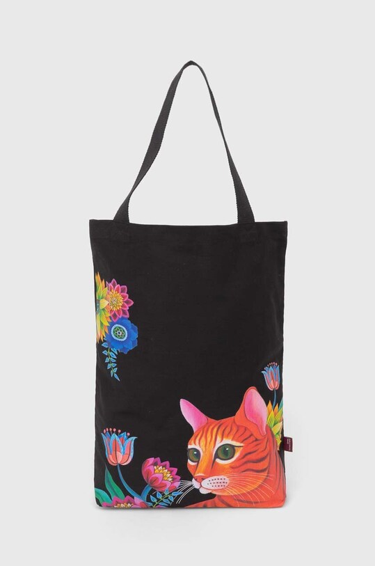 Torba bawełniana z kolekcji Jane Tattersfield x Medicine kolor czarny RS24.TCD850 czarny RS24