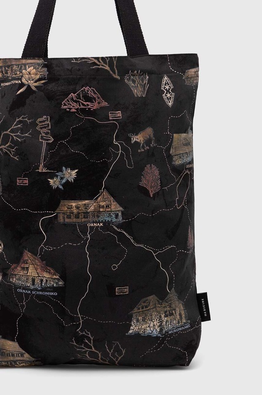 Bavlněná taška z kolekce Tatra National Park x Medicine černá barva černá RS24.TCDA52