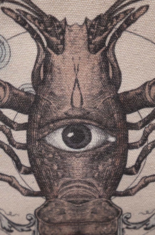 Torba bawełniana z kolekcji Zodiak - Rak kolor beżowy RS24.TCM150 beżowy
