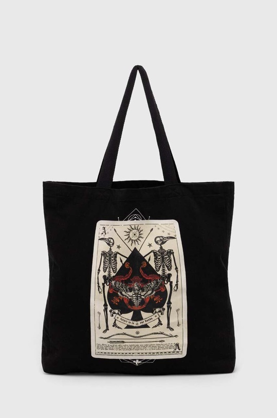 Torba bawełniana z kolekcji Love Alchemy kolor czarny mieści A4 czarny RS24-TCM200