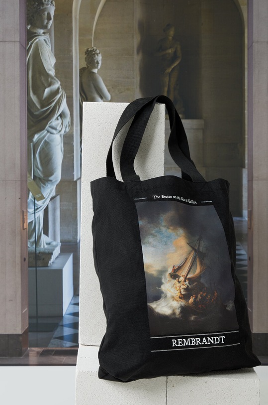Torba bawełniana z kolekcji Eviva L'arte kolor czarny mieści A4 czarny RS24.TCM251