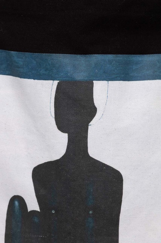 Torba bawełniana z kolekcji Jerzy Nowosielski x Medicine kolor czarny RS24.TCM650 czarny