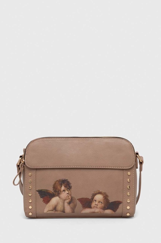 Torebka damska ze skóry ekologicznej z kolekcji Eviva L'arte kolor beżowy RS24.TOD250 beżowy RS24