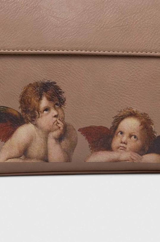 Torebka damska ze skóry ekologicznej z kolekcji Eviva L'arte kolor beżowy RS24.TOD250 beżowy