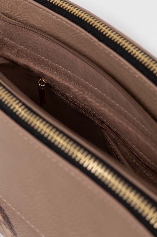 Torebka damska ze skóry ekologicznej z kolekcji Eviva L'arte kolor beżowy RS24.TOD250