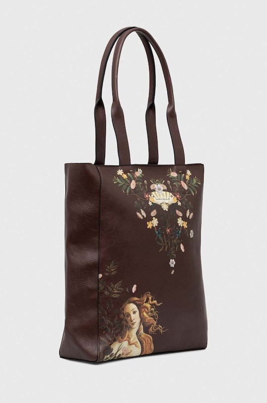 Doplnky Kabelka dámska z ekologickej kože z kolekcie Eviva L'arte hnedá farba RS24.TOD256 hnedá