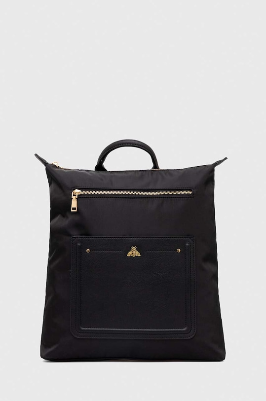 Plecak damski gładki kolor czarny mieści A4 czarny RS24.TOD307