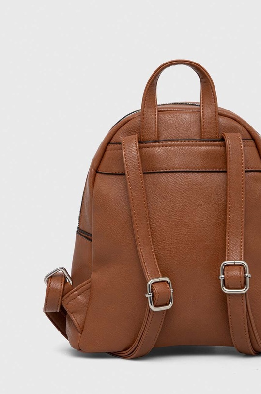 Plecak damski ze skóry ekologicznej kolor brązowy RS24.TOD308 brązowy RS24