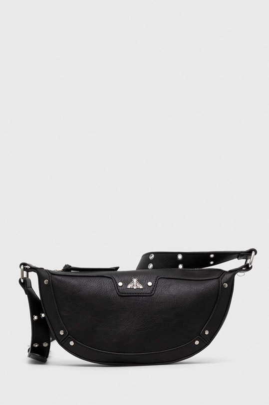 Kabelka dámská černá barva neodepinatelný pásek černá RS24.TOD401