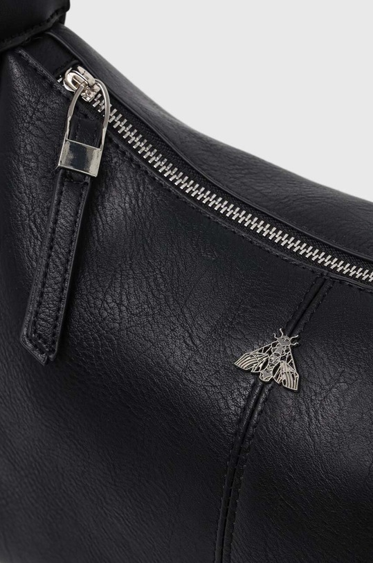 Kabelka dámska z ekologickej kože čierna farba čierna RS24.TOD517