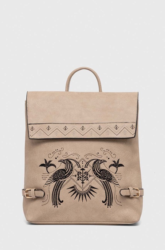 Ruksak dámsky béžová farba zmestí A4 béžová RS24.TOD600