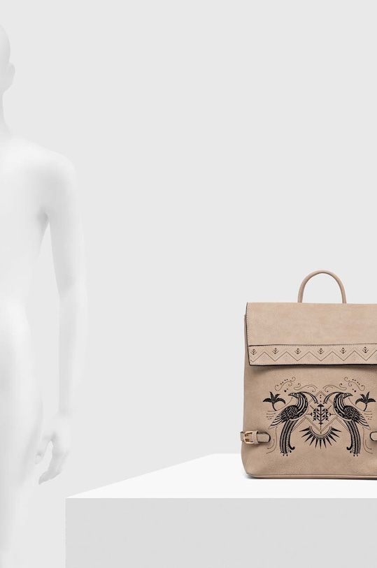 Ruksak dámsky béžová farba RS24.TOD600