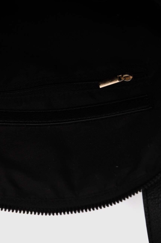 Torebka damska z funkcją plecaka gładka kolor czarny czarny RS24.TOD610