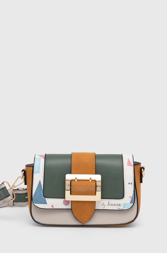 Torebka damska ze skóry ekologicznej z kolekcji Jerzy Nowosielski x Medicine kolor beżowy RS24.TOD650 beżowy RS24