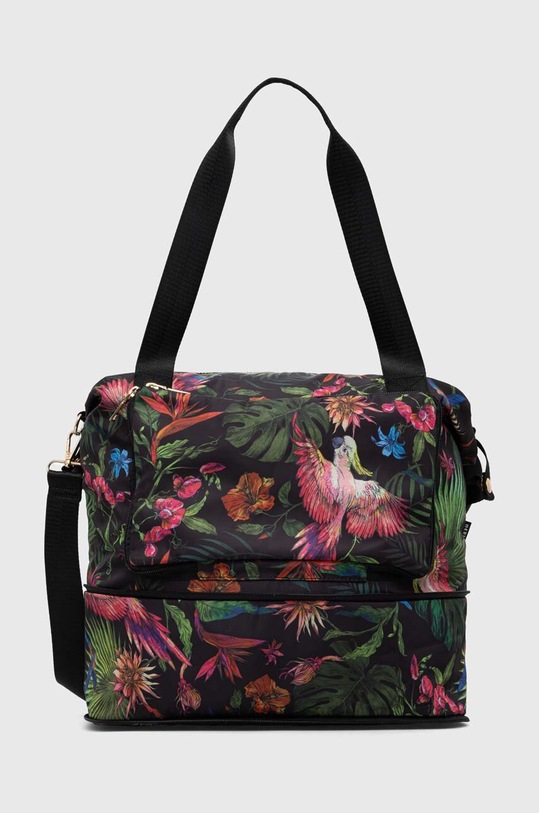 Torba travel damska składana wzorzysta kolor czarny RS24.TOD716 czarny RS24