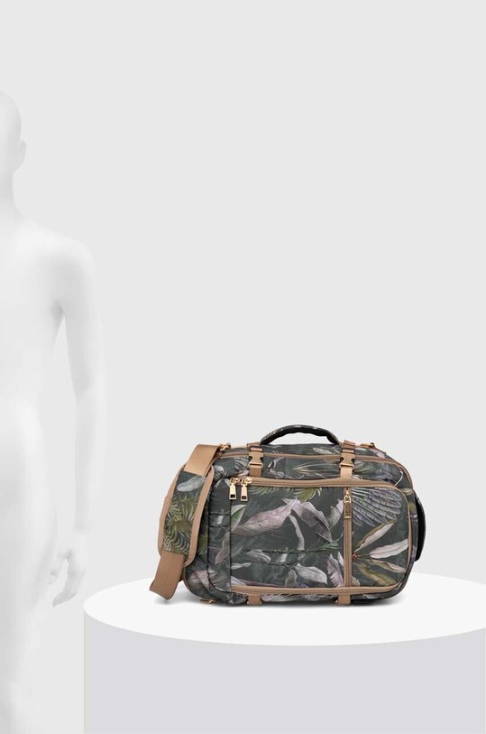 Plecak travel damski wielofunkcyjny wzorzysty kolor zielony RS24.TOD718