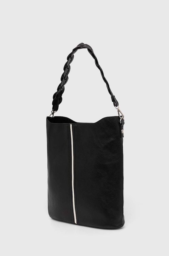 Torebka damska ze skóry ekologicznej kolor czarny RS24.TOD722 czarny RS24