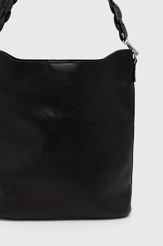Akcesoria Torebka damska ze skóry ekologicznej kolor czarny RS24.TOD722 czarny