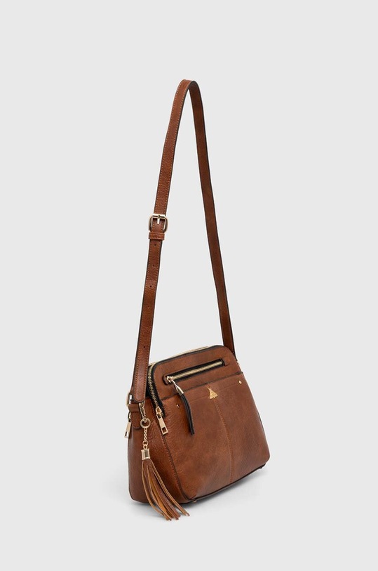 Torebka damska ze skóry ekologicznej kolor brązowy RS24.TOD724 brązowy RS24