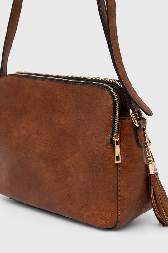 Akcesoria Torebka damska ze skóry ekologicznej kolor brązowy RS24.TOD724 brązowy