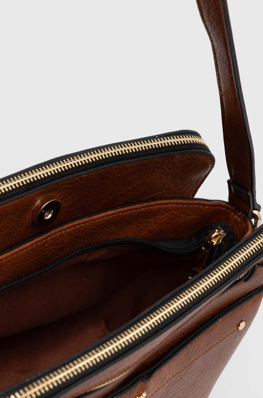 Torebka damska ze skóry ekologicznej kolor brązowy RS24.TOD724 brązowy