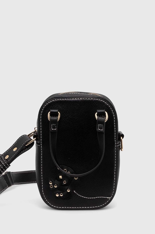 Kabelka dámska čierna farba imitácia kože čierna RS24.TOD904