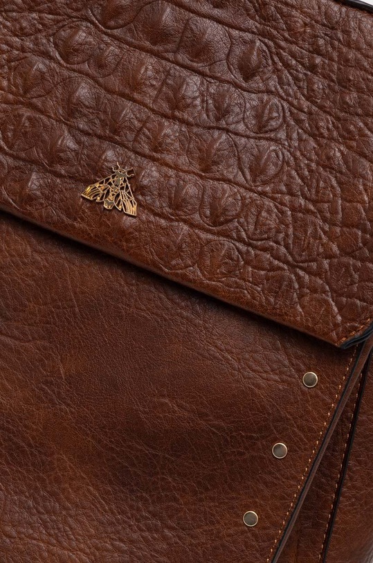 Torebka damska ze skóry ekologicznej kolor brązowy brązowy RS24.TOD915