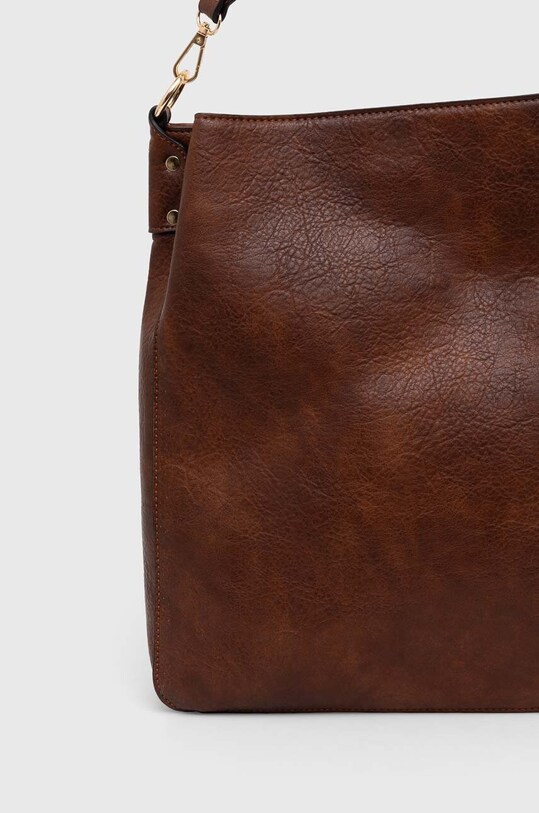Torebka damska ze skóry ekologicznej kolor brązowy RS24.TOD915 brązowy