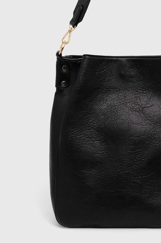 Akcesoria Torebka damska ze skóry ekologicznej kolor czarny RS24.TOD915 czarny