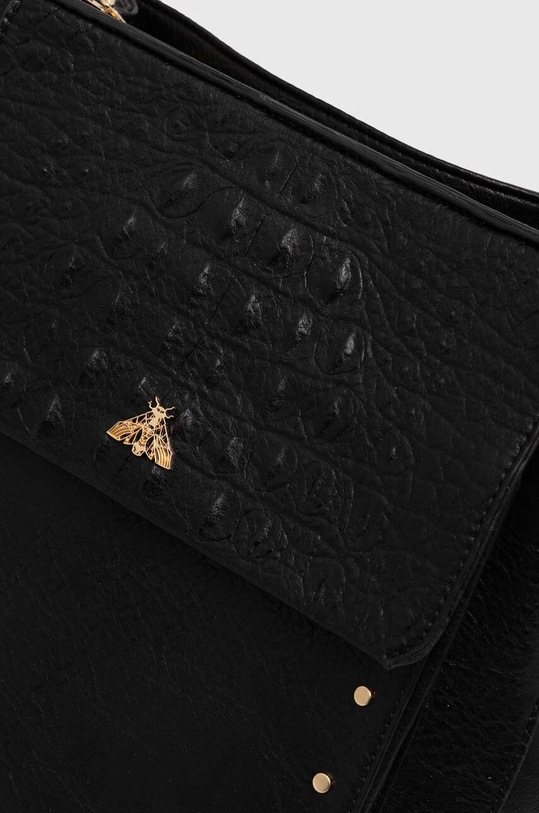 Torebka damska ze skóry ekologicznej kolor czarny czarny RS24.TOD915