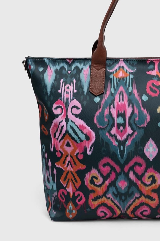 Akcesoria Torebka damska typu shopper wzorzysta kolor turkusowy RS24.TOD916 turkusowy